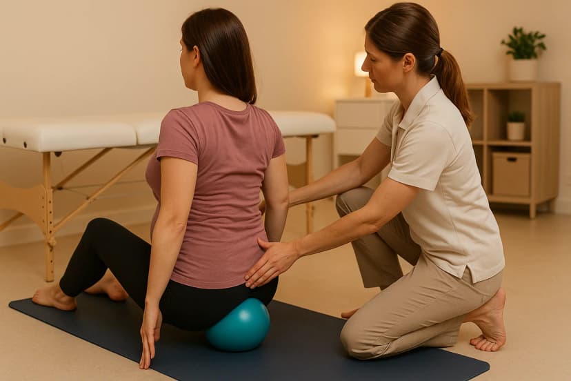 Priya Menon, women’s physiotherapy patient at MOB‑EASE Rehab